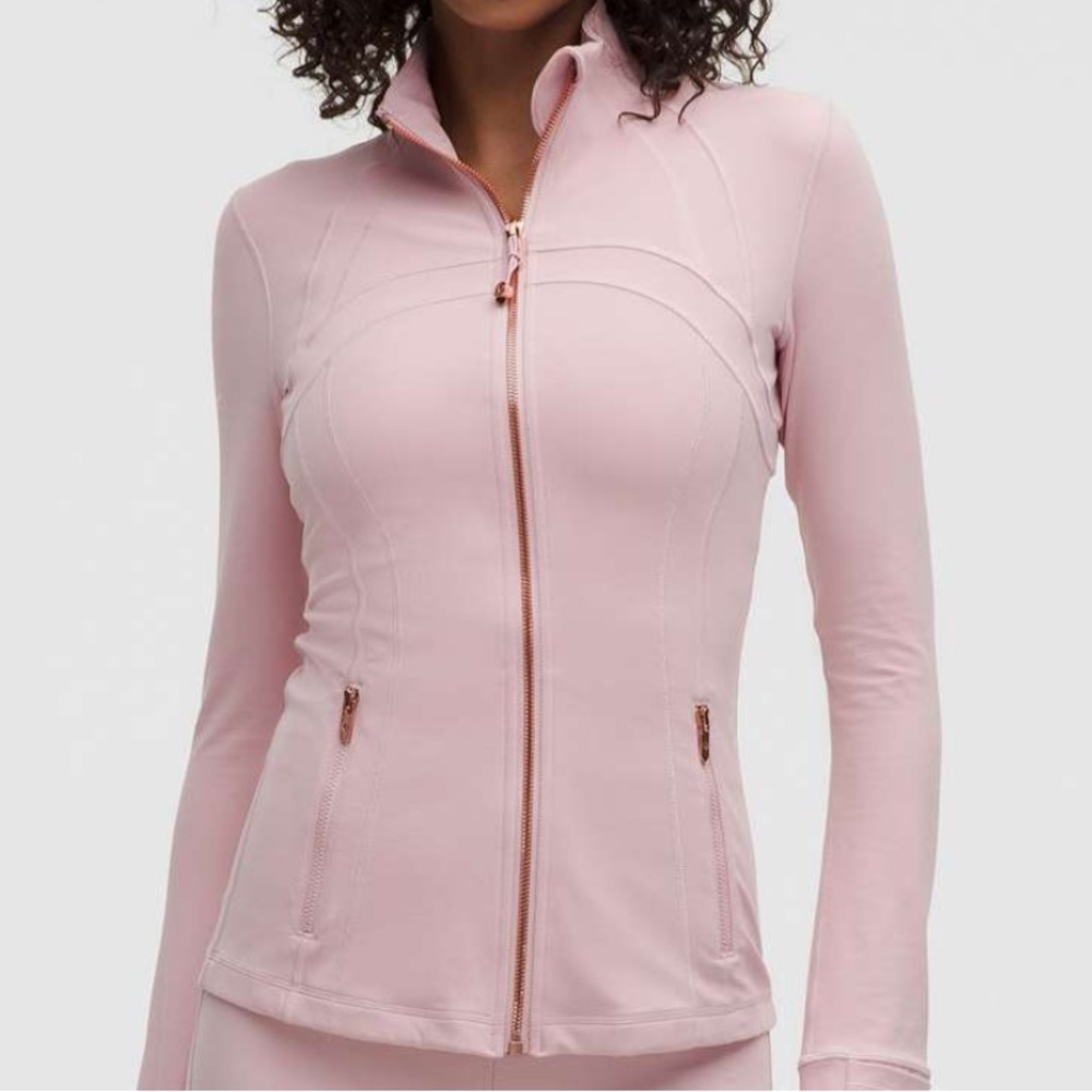 lululemon nulu pink haze/rose gold define jacket